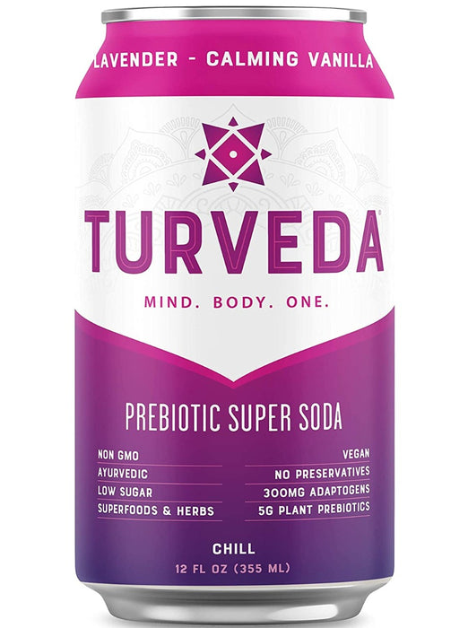 TURVEDA: Soda Prebiotic Chill, 12 fo