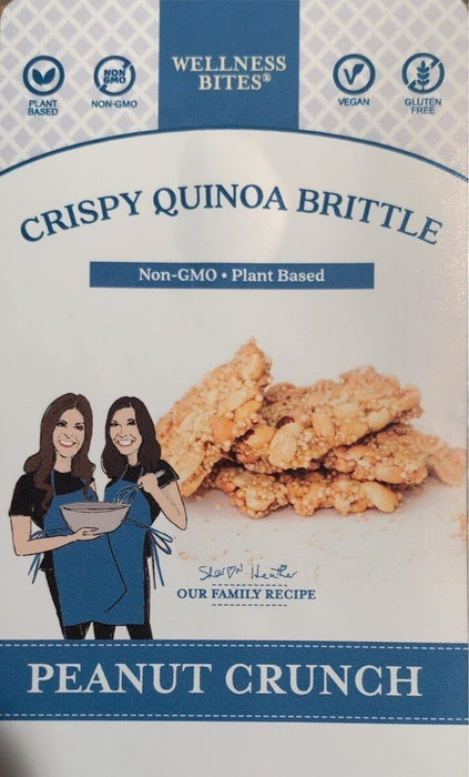 WELLNESS BITES: Brittle Quinoa Pnut Crnc, 5.5 OZ