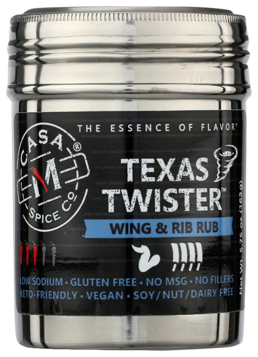 CASA M SPICE: Rub Tx Twstr Wing Rib Ss, 5.75 oz