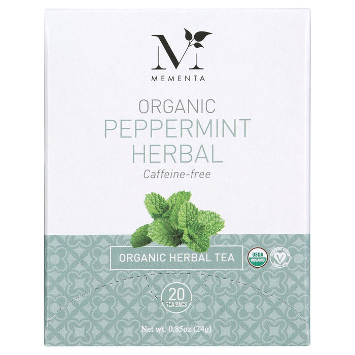 MEMENTA: Tea Peppermint Org, 20 BG