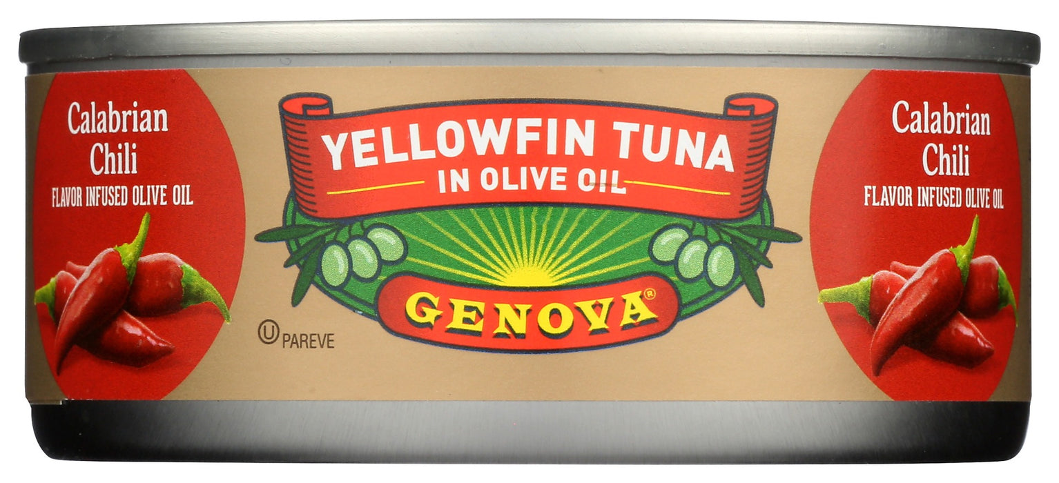 GENOVA: Tuna Yellowfin Cal Chili Olive Oil, 5 oz