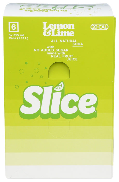 SLICE: Soda Lemon Lime 6pk, 72 fo