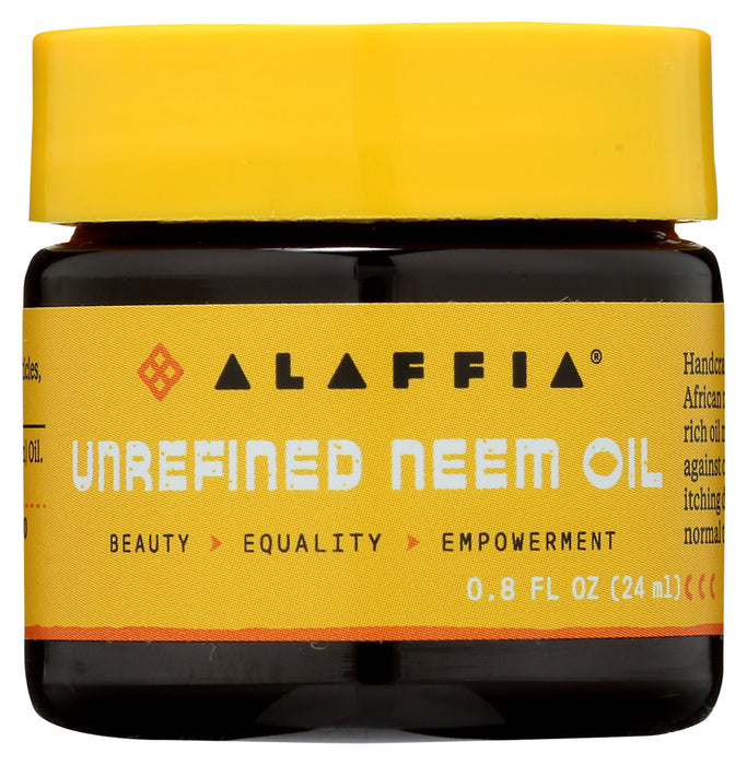ALAFFIA: Oil Body Neem Pure Unrfnd, 0.8 oz