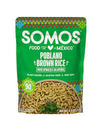 SOMOS: Rice Brown Poblano, 8.8 oz