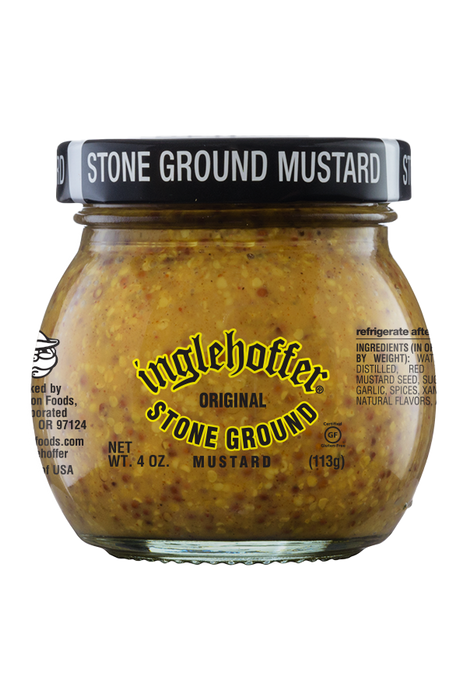 INGLEHOFFER: Mustard Stone Ground, 4 oz