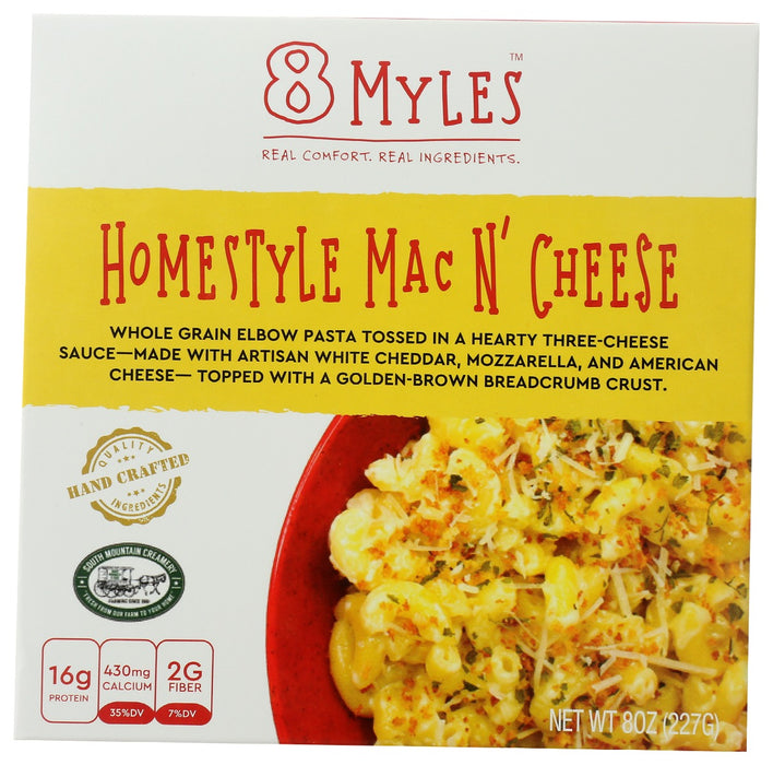 8 MYLES: Entree Mac N Cheese Home, 8 oz