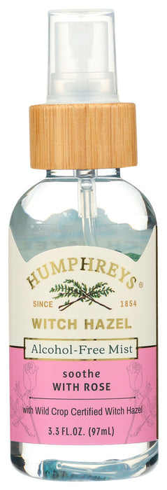 HUMPHREYS: Mist Witch Hazel Rose, 3 oz