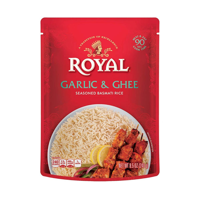 ROYAL: Rice Garlic & Ghee Rth, 8.5 OZ