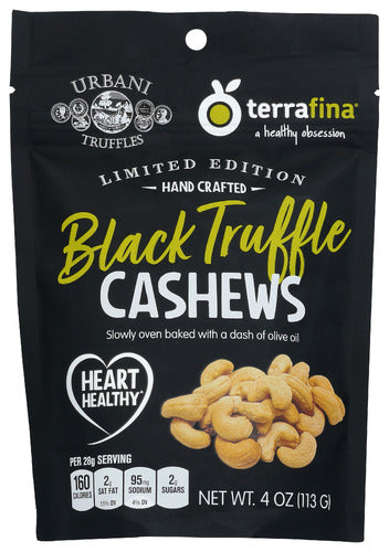 URBANI TRUFFLES: Cashews Black Truffle, 4 OZ