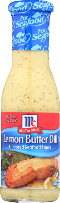 MCCORMICK: Lemon Butter Dill Flavored Seafood Sauce, 8.4 oz