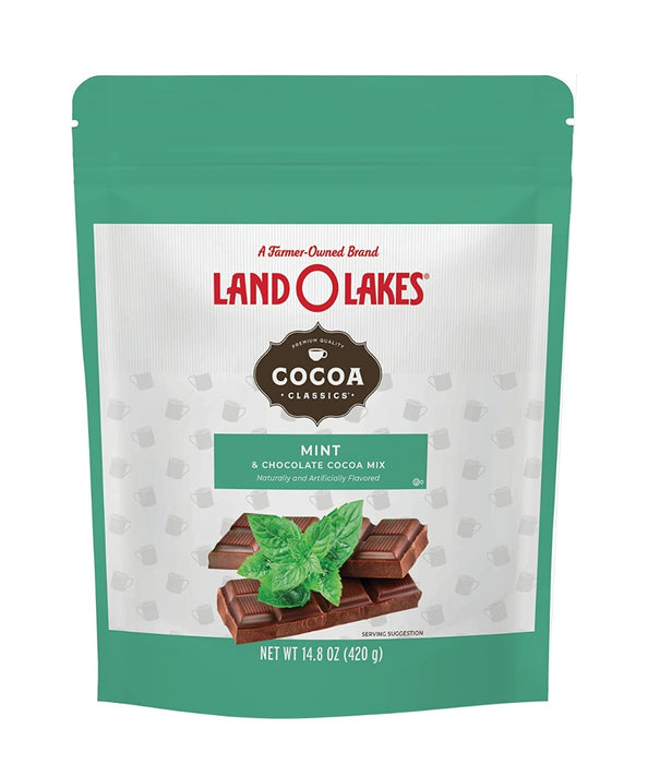 LAND O LAKES: Cocoa Mint And Choc Pouch, 14.8 oz