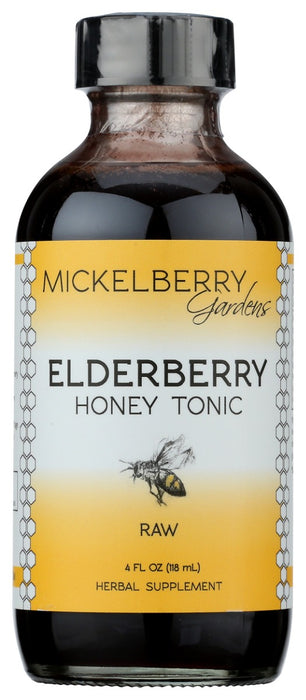 MICKELBERRY GARDENS: Tonic Elderberry Honey, 4 fo