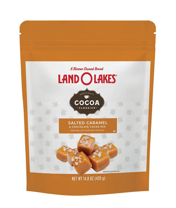 LAND O LAKES: Cocoa Salted Caramel Choc Pouch, 14.8 oz