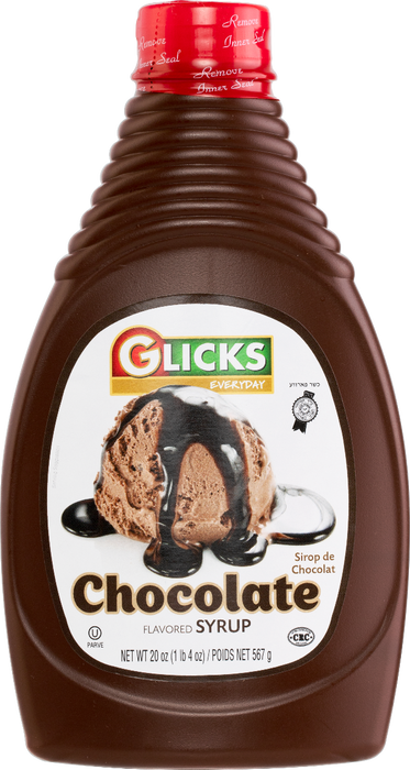 GLICKS: Glicks Chocolate Syrup 20 Oz Y, 20 oz