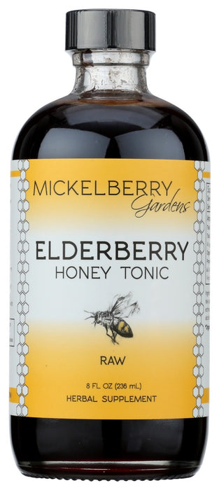 MICKELBERRY  GARDENS: Tonic Elderberry Honey, 8 fo