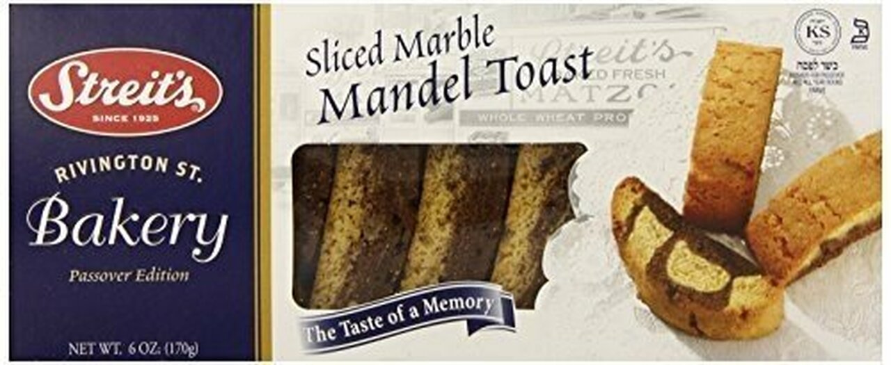 STREITS: Mandel Loaf Marble, 6 oz