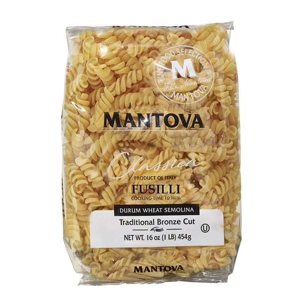 MANTOVA: Pasta Fusilli Bronze, 16 oz