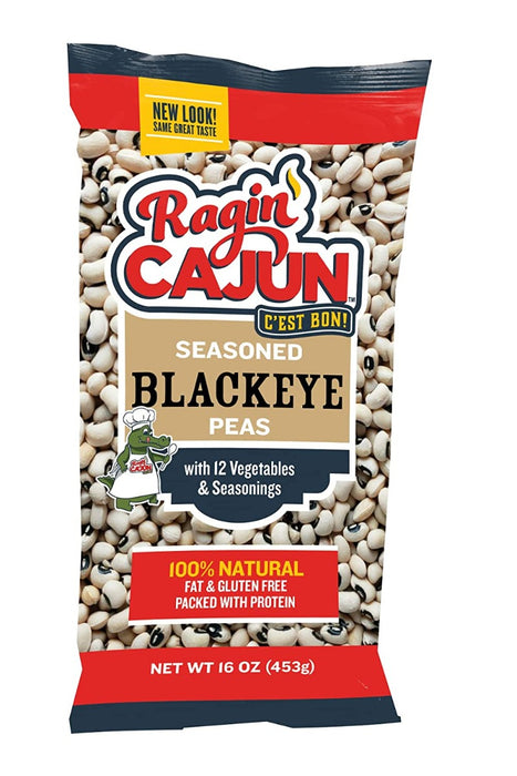 RAGIN CAJUN: Mix Blkeye Pea Ssnng&Vgtbl, 16 OZ