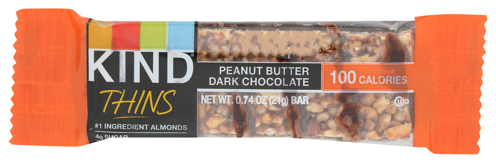 KIND: Bar Thns Pb Drk Choc, 0.74 OZ