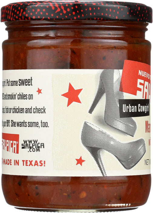 SALPICA: Salsa Mld Mango Peach, 16 oz