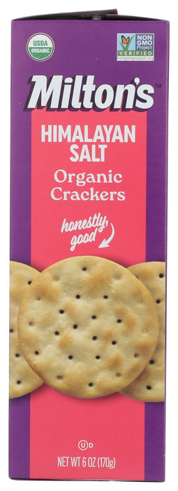 MILTONS: Organic Himalayan Salt Crackers, 6 oz