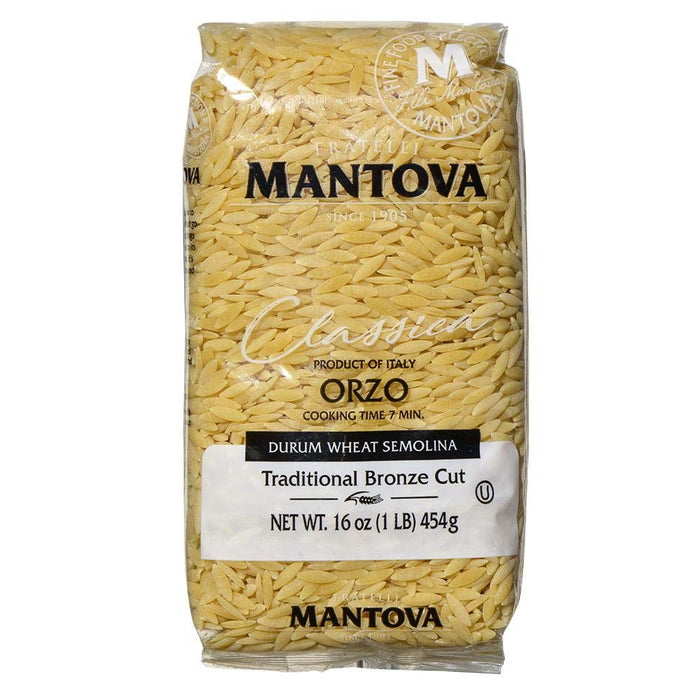 MANTOVA: Pasta Orzo Bronze, 16 oz