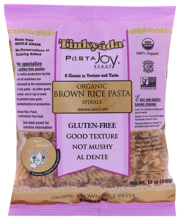 TINKYADA: Organic Brown Rice Spirals, 12 oz