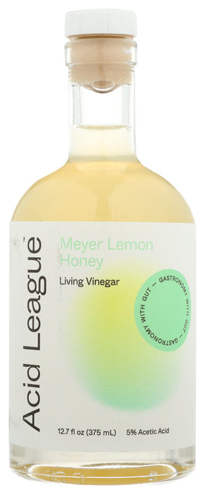 ACID LEAGUE: Vinegar Meyer Lemon Honey, 12.7 FO