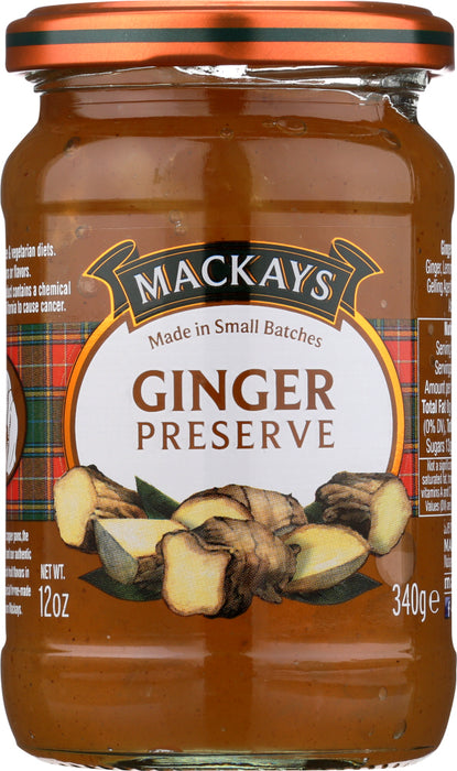 MACKAYS: Ginger Preserve, 12 oz