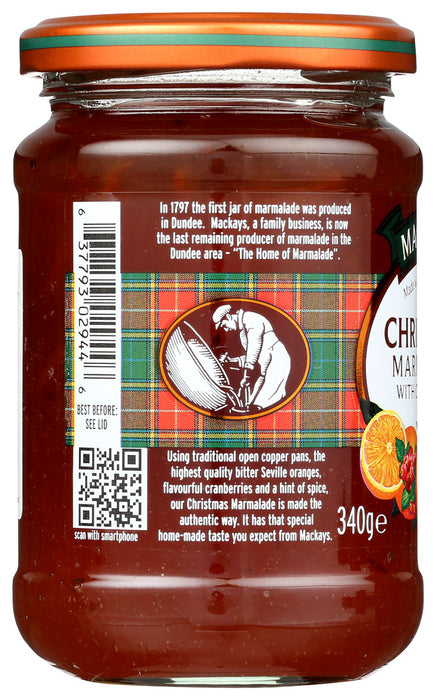 MACKAYS: Marmalade Christmas, 12 oz