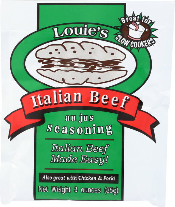 LOUIES: Ssnng Ital Beef, 3 oz