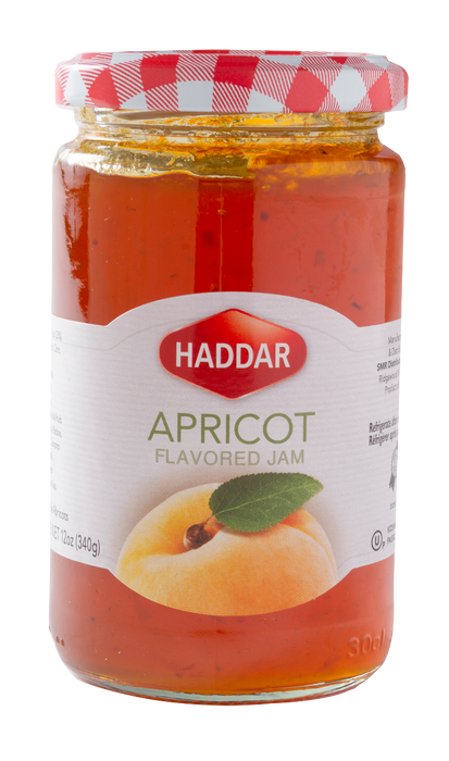 HADDAR: Jam Apricot, 12 oz