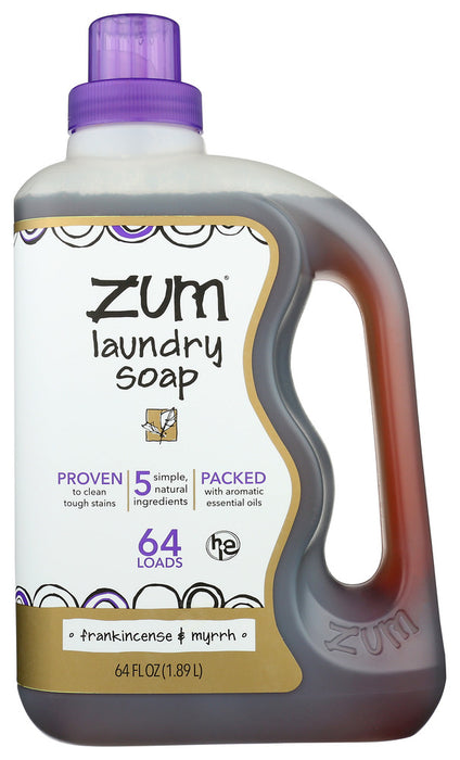 ZUM: Frankincense And Myrrh Laundry Soap, 64 fo