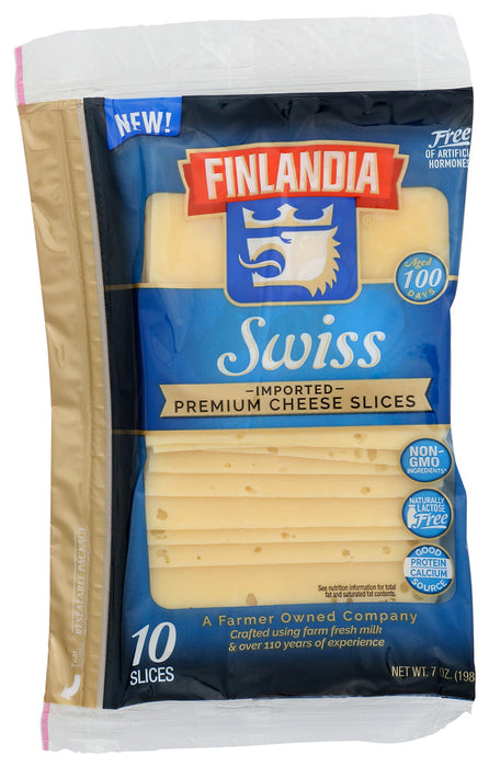 FINLANDIA: Cheese Swiss Slices, 7 oz