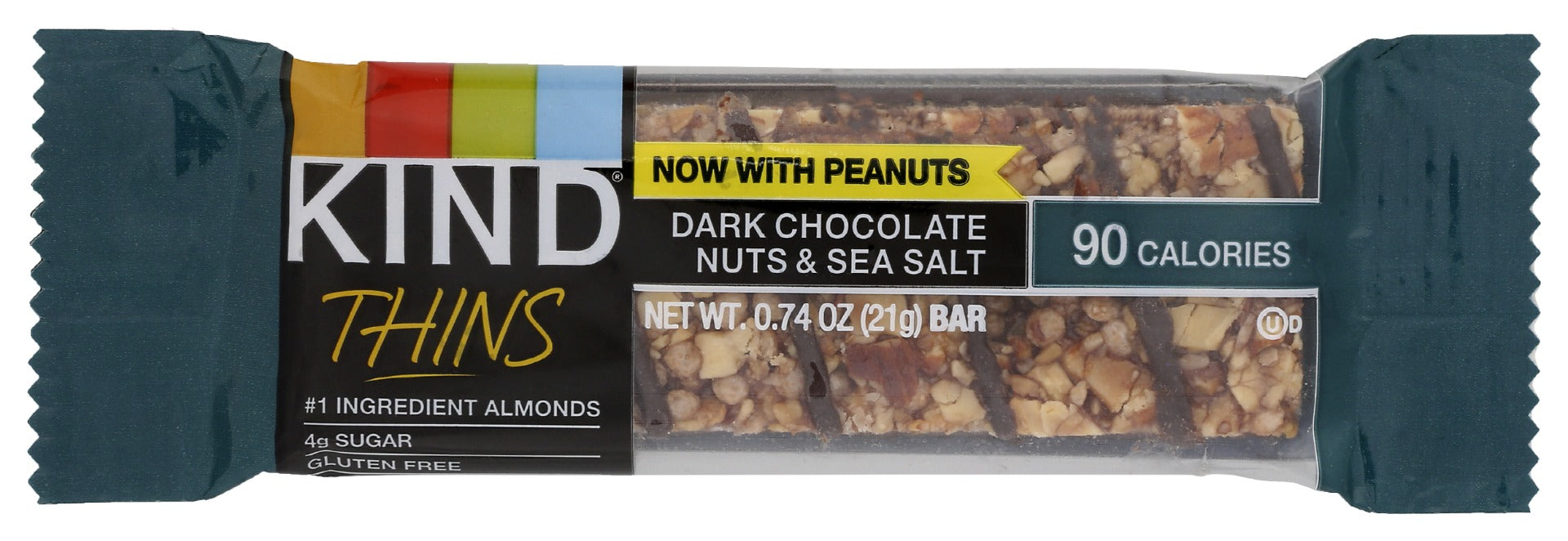 KIND: Bar Thns Dk Cho Sea Salt, 0.74 OZ