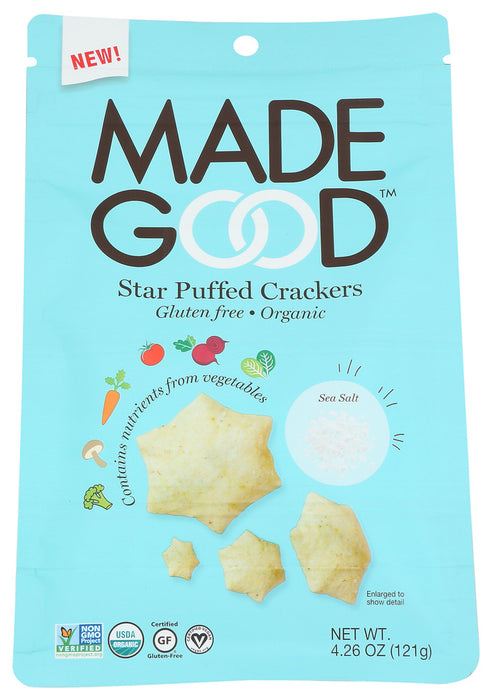 MADEGOOD: Cracker Sea Salt Org, 4.25 oz