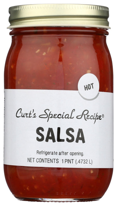 CURTS SALSA: Hot Salsa, 16 oz