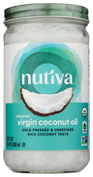 NUTIVA: Organic Virgin Coconut Oil , 23 oz