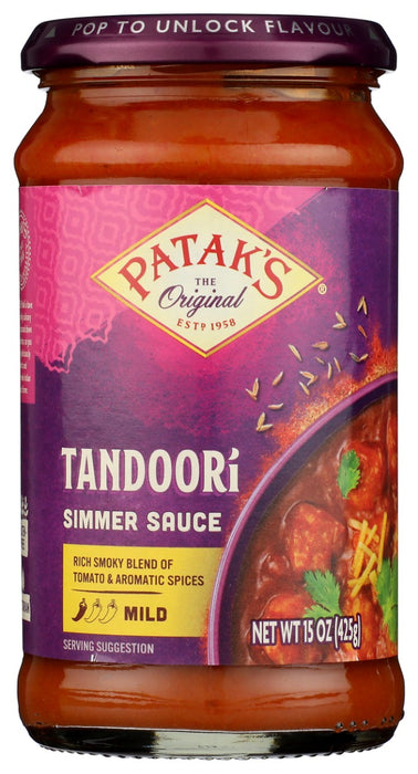 PATAKS: Tandoori Curry Simmer Sauce, 15 oz