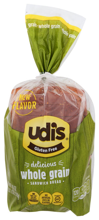 UDIS: Bread Loaves Whole Grain, 18 oz