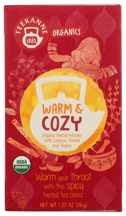 TEEKANNE: Tea Warm & Cozy Org, 20 BG