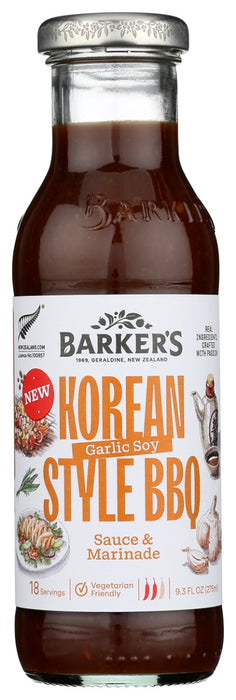 BARKERS: Harissa Korean Style Barbecue Marinade, 9.3 fo