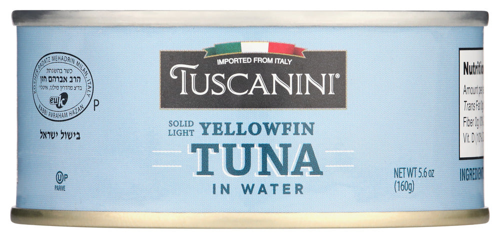 TUSCANINI: Tuna Steak In Water Can, 5.6 oz