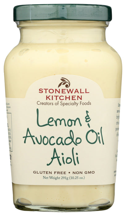 STONEWALL KITCHEN: Aioli Lemon Avocado Oil, 10.25 OZ