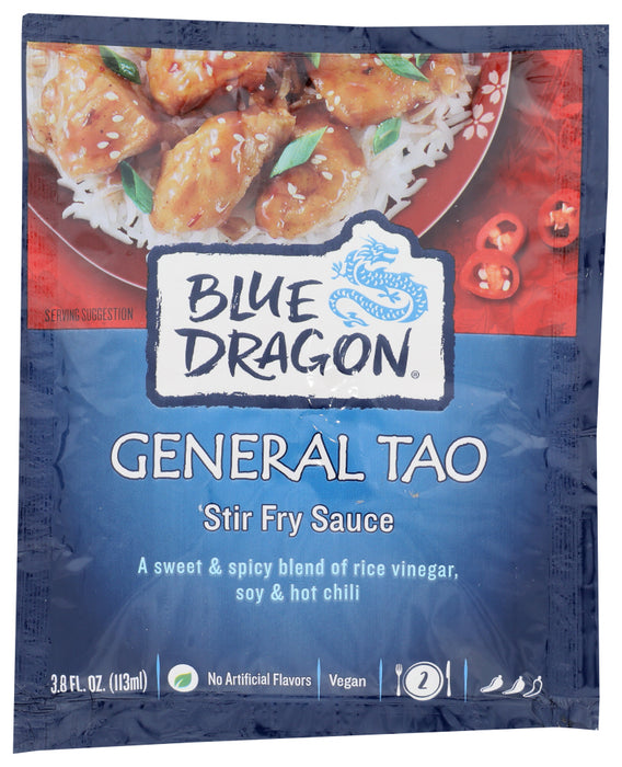 BLUE DRAGON: General Tao Stir Fry Sauce, 3.8 oz