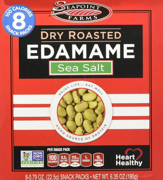 SEAPOINT FARMS: Dry Roasted Edamame Lightly Salted, 6.35 oz