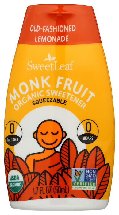 SWEETLEAF: Old Fashioned Lemonade Monk Fruit Organic Sweetener, 1.7 fo