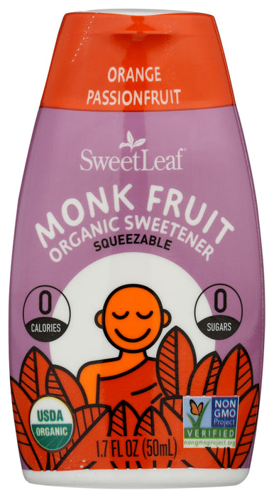SWEETLEAF: Orange Passionfruit Monk Fruit Organic Sweetener, 1.7 fo