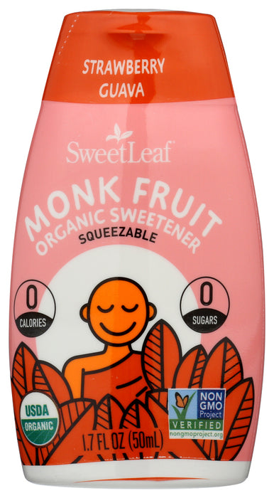 SWEETLEAF: Strawberry Guava Monk Fruit Organic Sweetener, 1.7 fo
