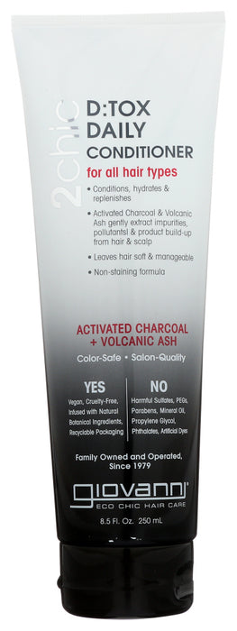 GIOVANNI COSMETICS: Condtnr 2Chic Dtox Daily, 8.5 oz